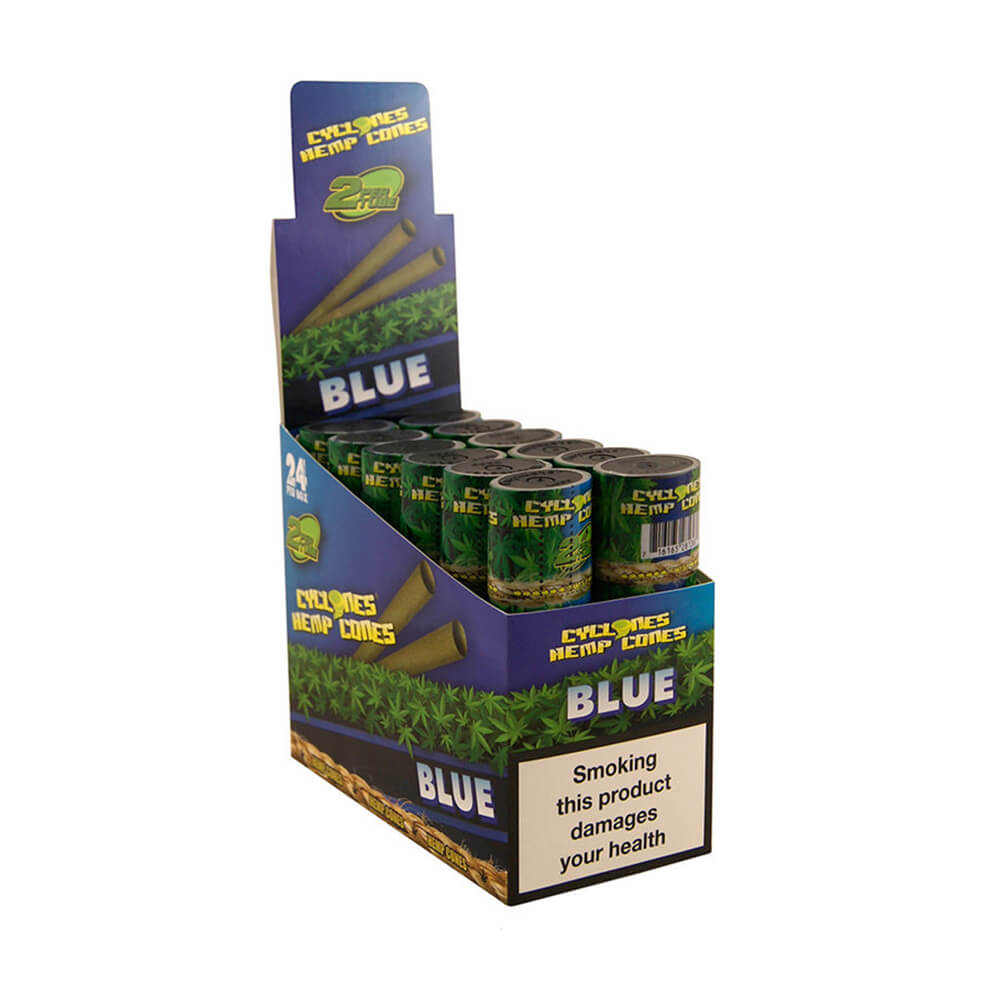 cyclones hemp cones blue 2e
